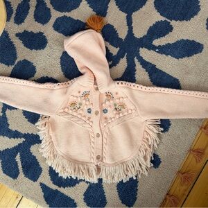 Louise Misha girls size 6 poncho sweater